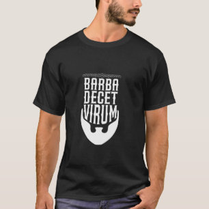 T-shirt Latin - La barbe sied à l'homme