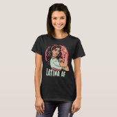 T-shirt Latina AF main tiré espagnol habilitant femme (Devant entier)