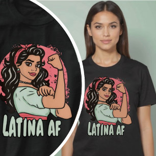 T-shirt Latina AF main tiré espagnol habilitant femme