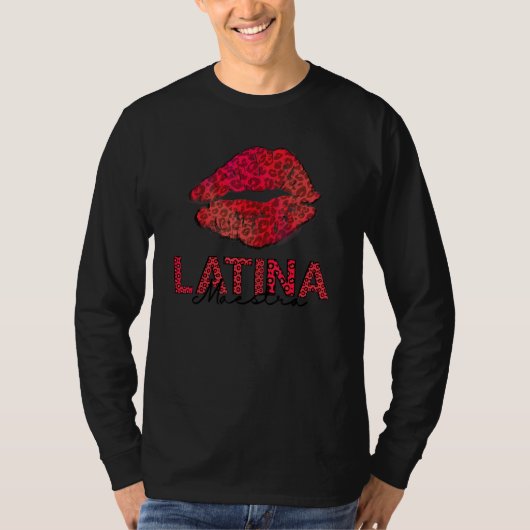 T-shirt Latina Maestra leopard Latina Teacher Hispanic tea (Devant)