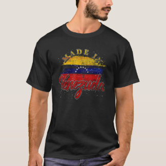 T-shirt Latino-Américain Fier Vénézuélien Fabriqué Au Vene