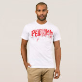T-shirt Latino du Pérou - étiquette InKa1821 (Devant entier)
