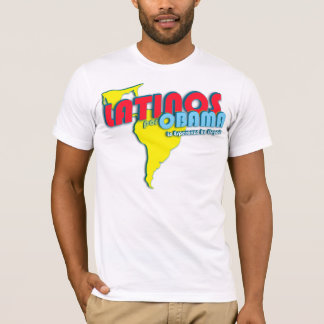 T-shirt Latino Por Obama 4