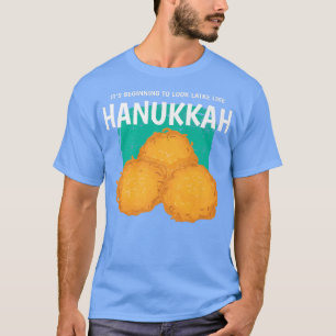 T-shirt Latkes traditionnels juifs Hanoukka Pun
