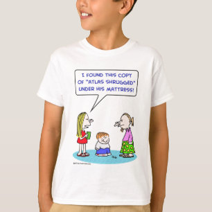 T-shirt l'atlas a gesticulé le couche-point d'ayn sous le