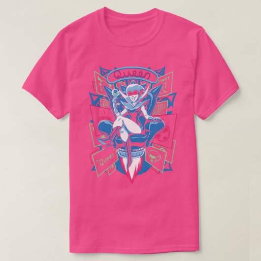 T-shirt L'Attaque De Merch De Deltarune Spamton De La Rein (Design devant)