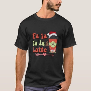 T-shirt Latte café de Noël Drôle Citations Premium