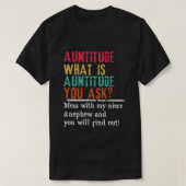 T-shirt L'attitude que vous demandez (Design devant)