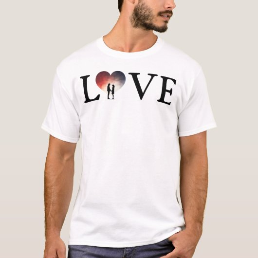 T-shirt L'aube de l'amour (Devant)