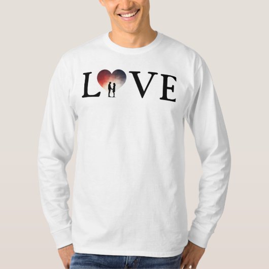 T-shirt L'aube de l'amour (Devant)
