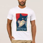 T-shirt L'audace du Meow (Devant)