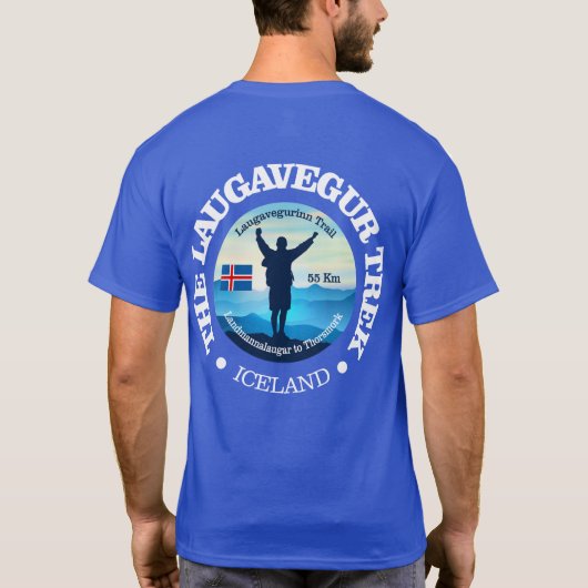 T-shirt Laugavegur Trek (randonnée) (Dos)