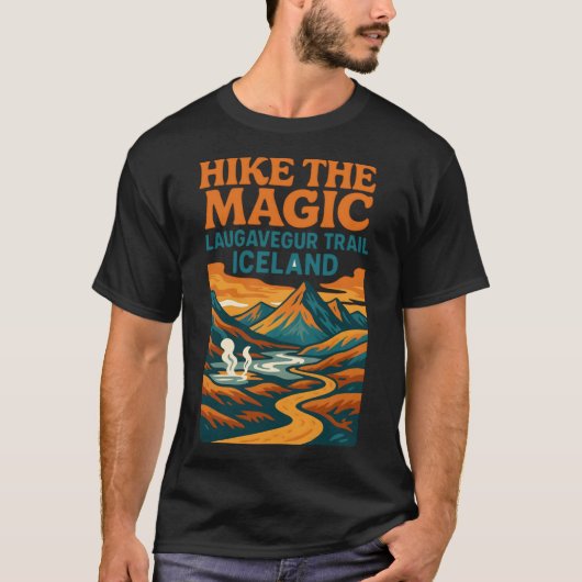 T-shirt Laugavegurrail Hike the Magic family (Devant)