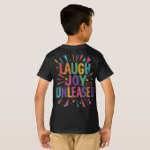 T-shirt Laugh Joy Unleashed (Dos entier)