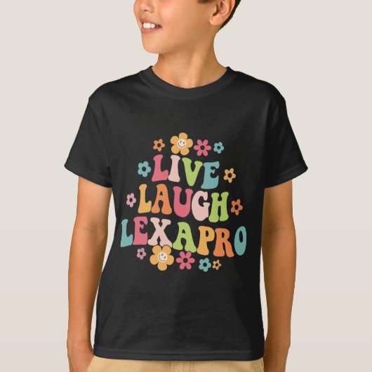 T-shirt Laugh Lexapro Thérapiste Super en santé mentale An (Devant)