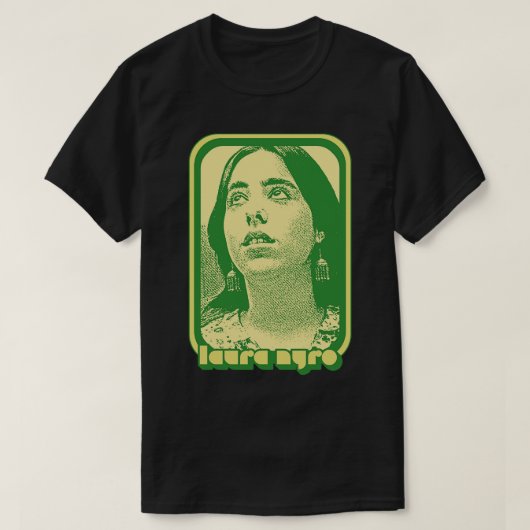 T-shirt Laura Nyro Retro les années 70 Style Fan Art Desig (Design devant)