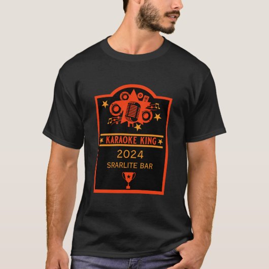 T-shirt Lauréat du karaoké (Devant)