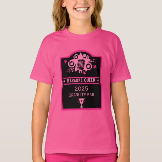 T-shirt Lauréat du karaoké (Devant)