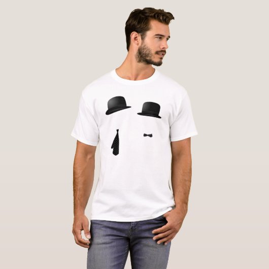 T-shirt Laurier et robuste - lanceurs et cravates (Devant entier)