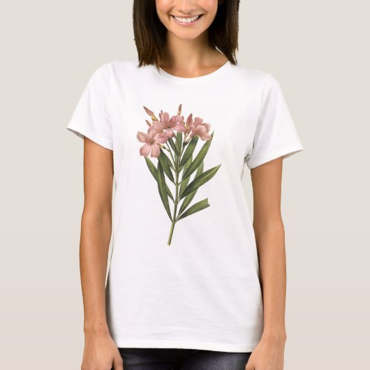 T-shirt laurier s'est levé (des espèces de Nerium) par (Devant)
