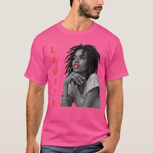 T-shirt Lauryn Hill Singer (Devant)