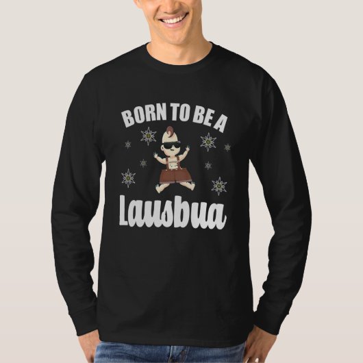T-shirt Lausbua Bavarois Boarisch Bayern Dialecte (Devant)