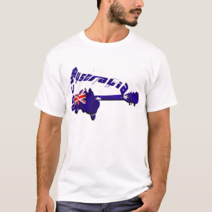 T-shirt L'Australie bascule le rétro regard porté T