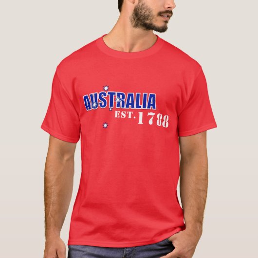 T-shirt L'Australie des hommes, est. 1788 (Devant)