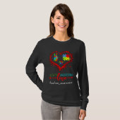 T-shirt L'autisme Accepter l'amour Comprendre (Devant entier)