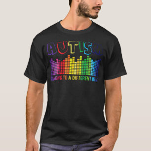 T-shirt L'autisme danse sur un rythme différent, l'autisme