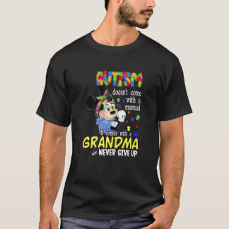 T-shirt L'autisme des femmes n'est pas livré avec un manue
