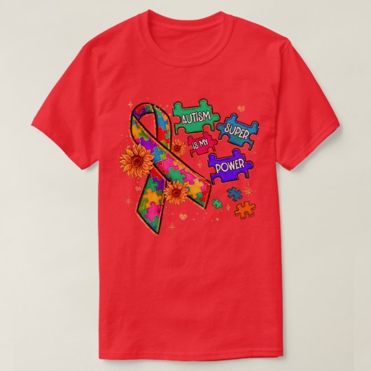 T-shirt L'autisme est ma Sensibilisation sur l'autisme de  (Design devant)