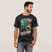 T-shirt L'autisme est ma superpuissance (Devant entier)