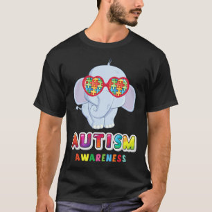 T-shirt L'autisme est mon incroyable talent Baby Elephant