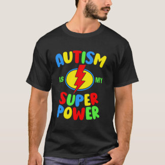 T-shirt L'autisme est mon superpouvoir Enfants Création po
