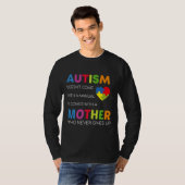 T-shirt L'Autisme Est Venu Avec Un Manuel Il Est Venu Avec (Devant entier)