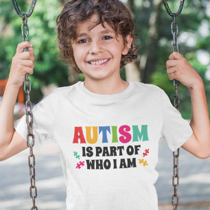T-shirt L'autisme fait partie de ce que je suis