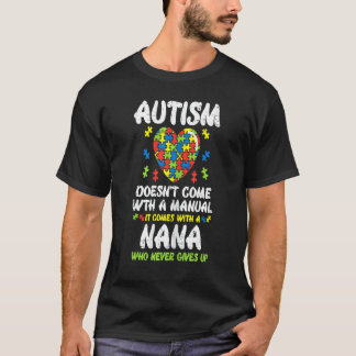 T-shirt L'autisme féminin ne vient pas avec un manuel Il v