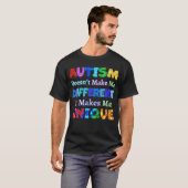 T-SHIRT L'AUTISME ME REND UNIQUE (Devant entier)