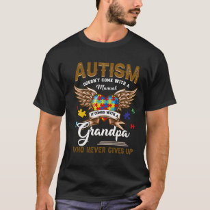 T-shirt L'autisme ne s'emballe pas, il devient grand-père