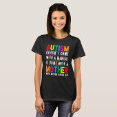 T-shirt L'autisme ne vient pas avec un manuel (Devant entier)