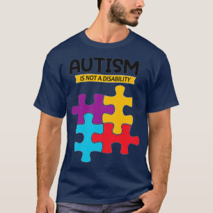 T-SHIRT L'AUTISME N'EST PAS UN HANDICAP