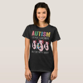 T-shirt L'autisme n'est pas un handicap c'est une autre ca (Devant entier)