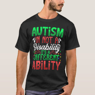 T-shirt L'autisme n'est pas un handicap C'est une capacité
