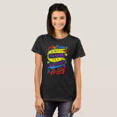 T-shirt L'Autisme N'Est Pas Un Handicap C'Est Une Capacité (Devant entier)