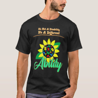 T-shirt L'autisme n'est pas un handicap sarcastique
