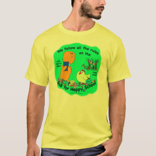 T-shirt L'autobus pour l'école heureuse