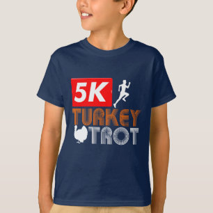 T-shirt L'automne amusant Thanksgiving Turkey Trot Fall