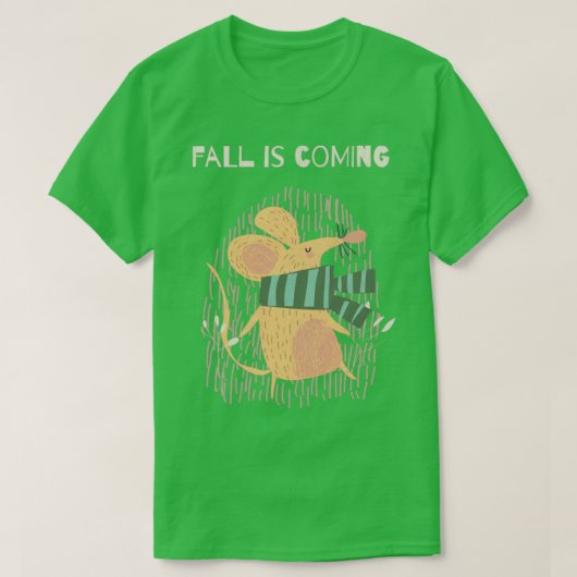 T-shirt L'automne arrive2 (Design devant)