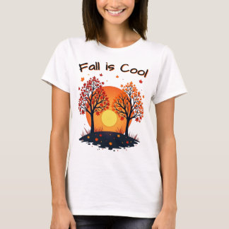 T-shirt L'automne est cool - Feuilles automnales saisonniè